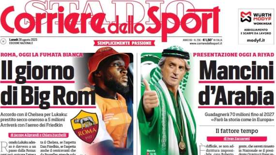 L'apertura del Corriere dello Sport su Juventus-Bologna: "Niente Di Bello"