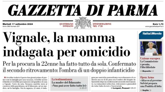 Gazzetta di Parma: "Dal doppio vantaggio al ko. Secondo tempo crociato da incubo"