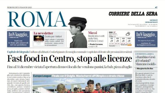 Il Corriere di Roma titola: "Roma, un'altra serata da brividi per entrare nella storia"