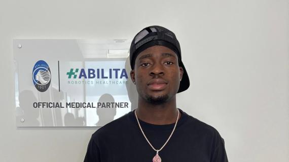Atalanta, ecco il nuovo acquisto Sulemana alle visite mediche. Foto e video