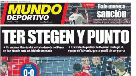 Barcellona, MD critico dopo lo 0-0 di Bilbao: "Ter Stegen e stop"