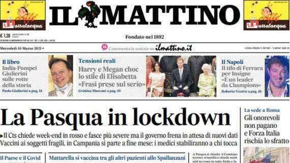 Il Mattino: "Il tifo di Ferrara per Insigne: 'E' un leader da Champions'"