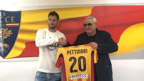 Lecce, Corvino: "Pettinari attaccante importante. Il suo ritorno fa piacere a tutti"