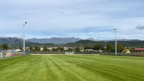 Lega Pro, riconsegnato alla comunità il campo sportivo di Paganica dopo il sisma del 2009