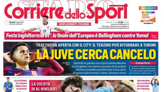 Offerta shock al Napoli, Il Corriere dello Sport apre: "200 milioni su Osimhen-Kvara"