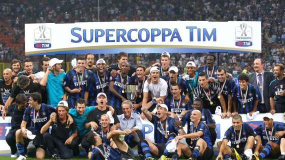 21 agosto 2010, l'Inter del nuovo allenatore Benitez vince la Supercoppa italiana