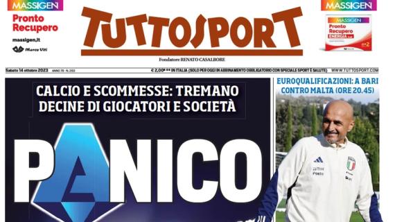 Tuttosport in apertura sulle indagini in corso: "PAnico"