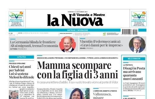 La Nuova di Venezia e Mestre: "Il Venezia sprofonda a San Siro contro il Milan"