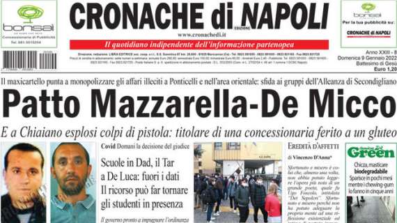 Cronache di Napoli: "Zielinski positivo. Con la Samp in emergenza, Tuanzebe è pronto"