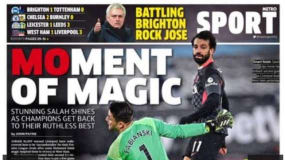 Le aperture inglesi - Salah trascina il Liverpool. Crolla il Tottenham