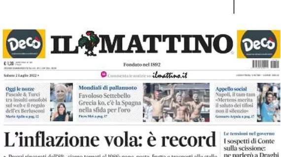 Il Mattino: "Napoli, il tam-tam: 'Mertens merita il saluto dei tifosi, non il silenzio'"
