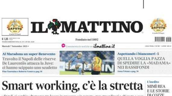 Il Mattino: "De Laurentiis attacca la Juve: 'Ci hanno scippato uno Scudetto'"
