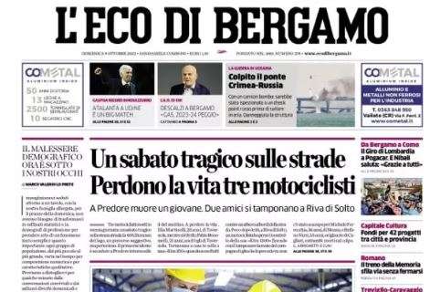 L'Eco di Bergamo e la sfida della Dacia Arena: "Atalanta, a Udine è un big match"
