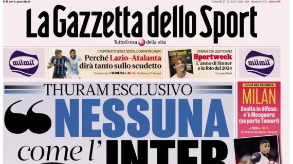 Le aperture dei quotidiani italiani e stranieri di oggi, venerdì 27 dicembre