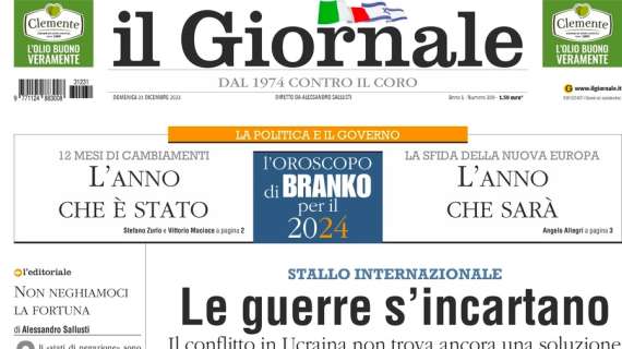 Damascelli sulla prima de Il Giornale: "Arabia, Rinascimento senza pace"