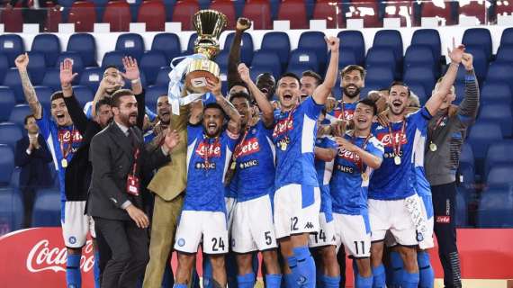 Coppa Italia al Napoli, i titoli online: "Sarri a zero titoli. Seconda finale persa"