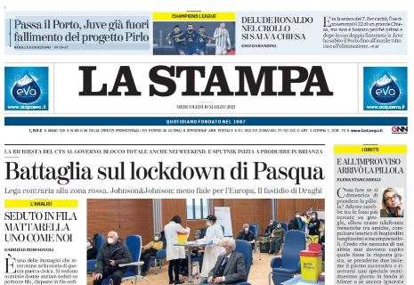 La Stampa: "Passa il Porto, Juve già fuori. Fallimento del progetto Pirlo"