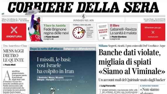 Il Corriere della Sera: "Inzaghi e Motta, fuori la verità"