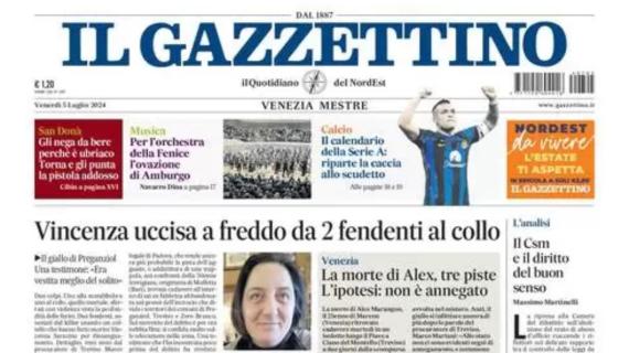 L’apertura del Gazzettino: “Riparte la caccia allo Scudetto”