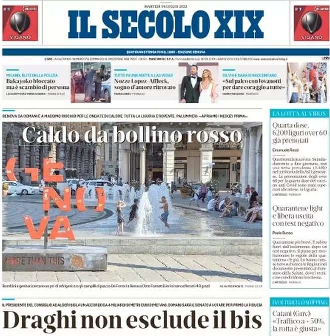 Thorsby va a Berlino, su Candreva c'è il Monza. Il Secolo XIX: "Partenze e ripartenze"