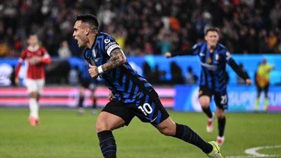 Lautaro Martinez a quota 4 gol in Supercoppa: eguagliato Dybala come miglior marcatore