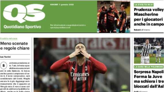L'apertura del QS: "Milan: Giroud verso la vetta"