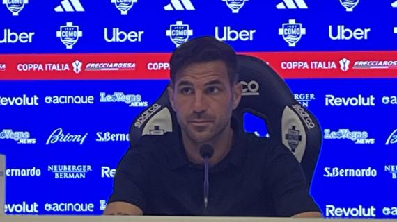Como, Fabregas netto: "Se giochiamo così non c'è possibilità di vincere con la Lazio"