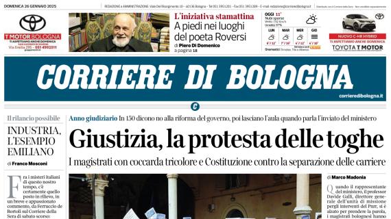 Il Bologna non va oltre l'1-1, il CorSera: "Scorie Champions, è solo pari"